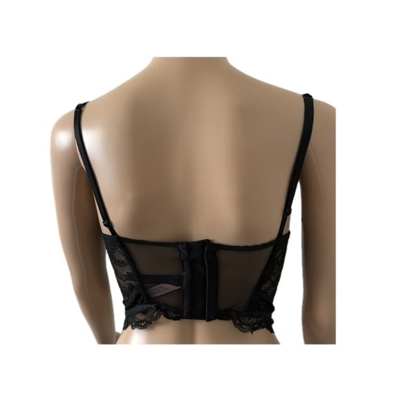 Victoria secret Bombshell Add 2 Cups Push up 34A Longline Lace Plaid NWT - Picture 7 of 9